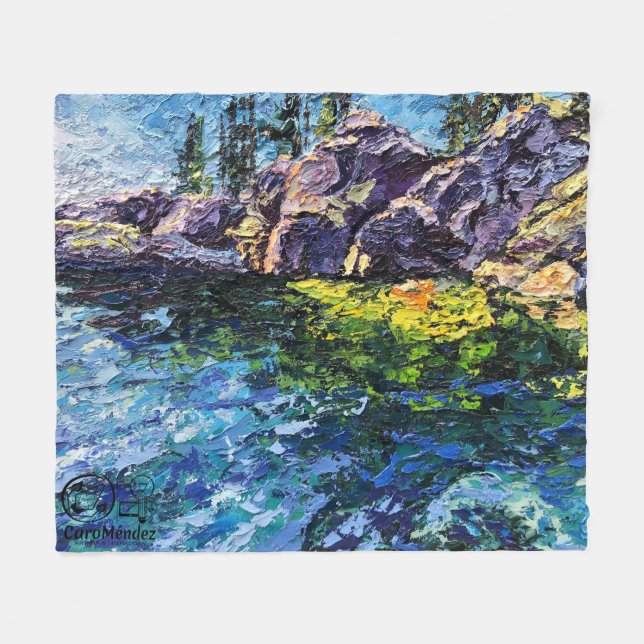 Manta Polar Imagen de mi obra Maritimo (Frente (Horizontal))