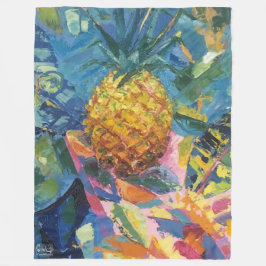 Manta Polar Imagen de mi obra Piña