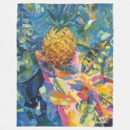 Manta Polar Imagen de mi obra Piña