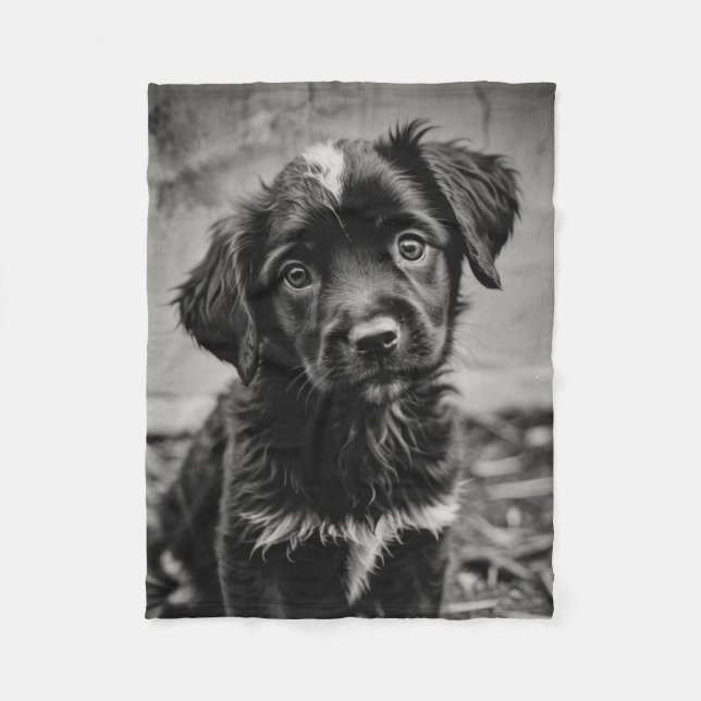 Manta Polar Imagen de personalizado arroja fleta Sherpa Blanke (Anverso)