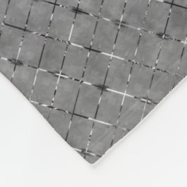 Manta Polar Imagen gris dividida en rectángulo, cable de brill