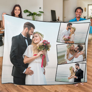 Manta Polar Imagen moderna Montage 4 Bodas