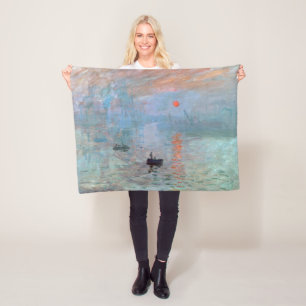 Manta Polar Impresión, amanecer, Claude Monet, 1872