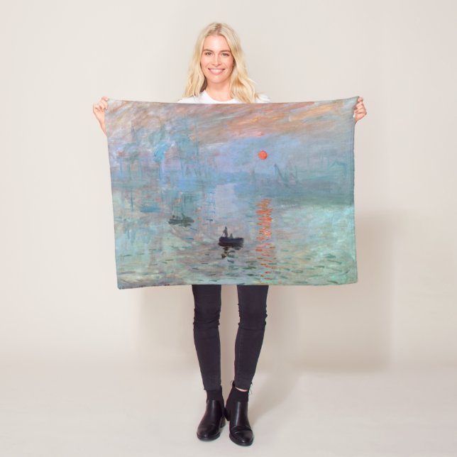 Manta Polar Impresión, amanecer, Claude Monet, 1872 (In situ)