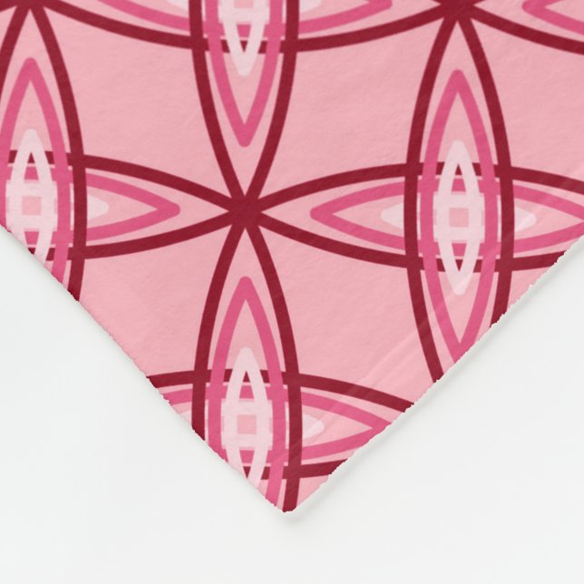 Manta Polar Impresión atómica moderna de mediados de siglo - r (Esquina)