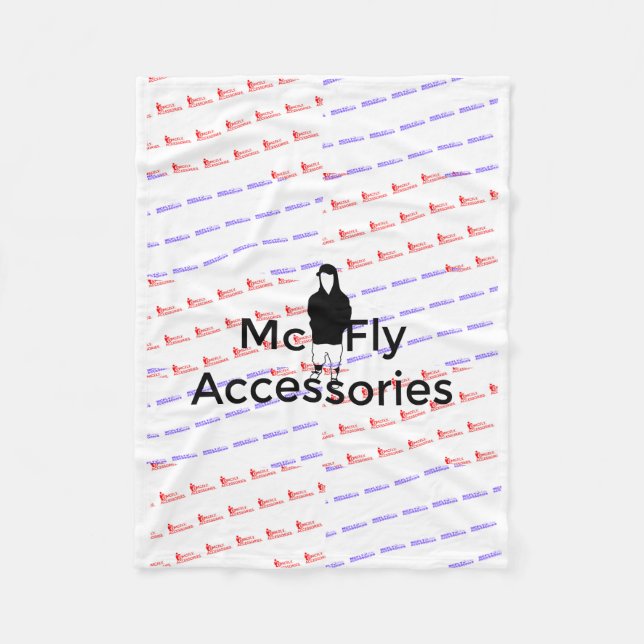 Manta Polar Impresión de accesorios de McFly (Anverso)