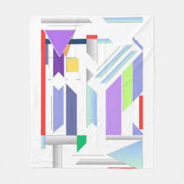 Manta Polar Impresión de arte geométrico Fleece Blanket