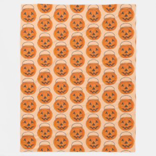 Manta Polar Impresión de calabaza para Naranjas de Halloween T