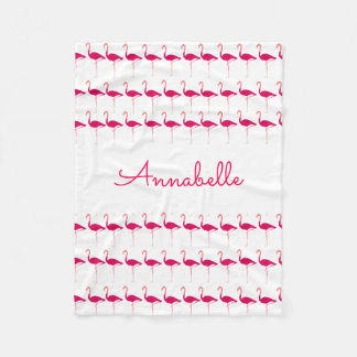 Manta Polar Impresión de color de agua rosa brillante personal