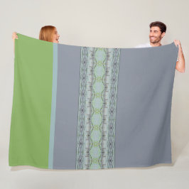 Manta Polar Impresión de diseño moderno con grises