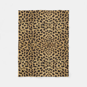 Manta Polar Impresión del modelo del punto del leopardo