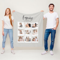 impresión fotográfica de varias familias