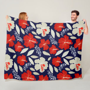 Manta Polar Impresión hawaiana