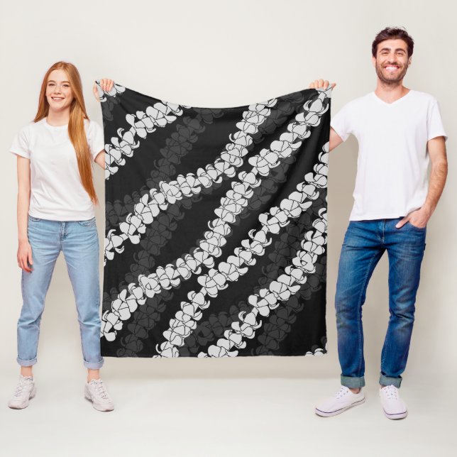 Manta Polar Impresión hawaiana Puakenikeni lei (In situ)