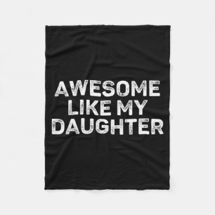 Manta Polar Impresionante como mi hija para papá hombres diver