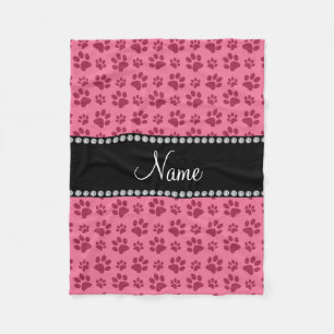 Manta Polar Impresiones rosadas conocidas personalizadas de la