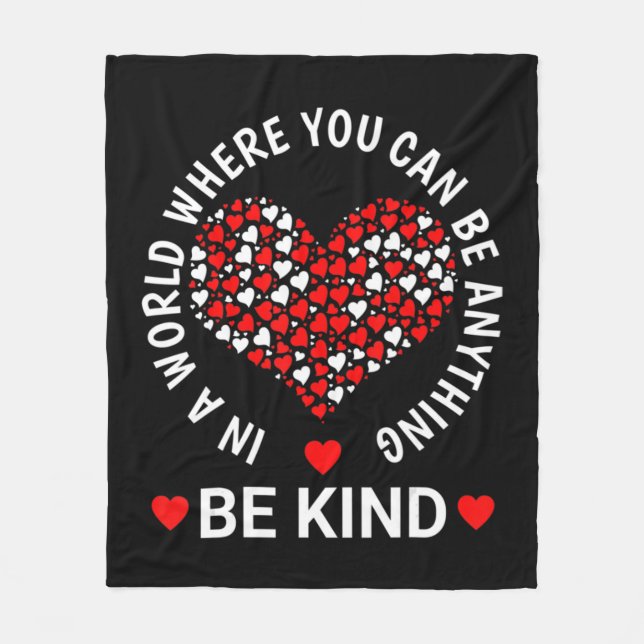 Manta Polar In A World Where You Can Be Anything Be Kind Cool  (Anverso)