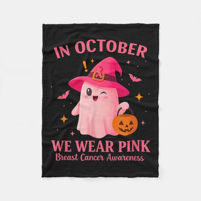 Manta Polar In October We Wear Nk – Breast Cancer Awareness  (Anverso)