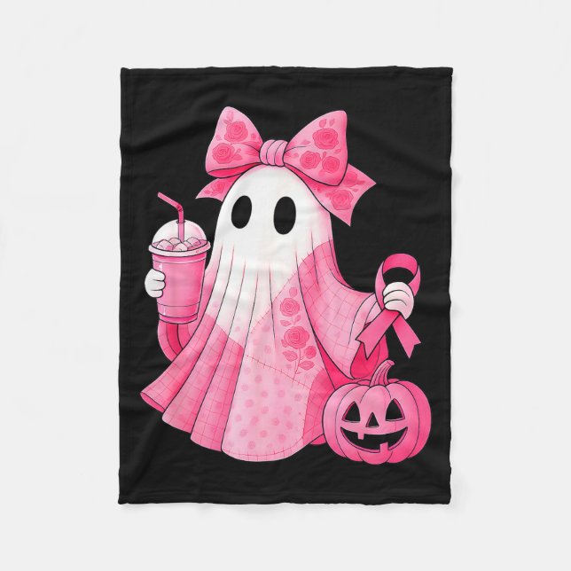 Manta Polar In October We Wear Nk Ghost Witch Breast Cancer Aw (Anverso)
