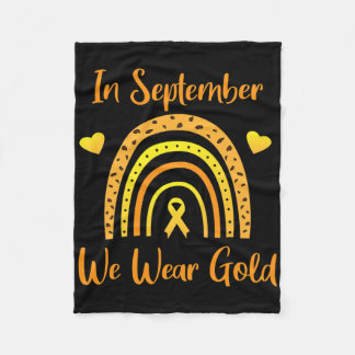 Manta Polar In September We Wear Gold Childhood Cancer Awarene