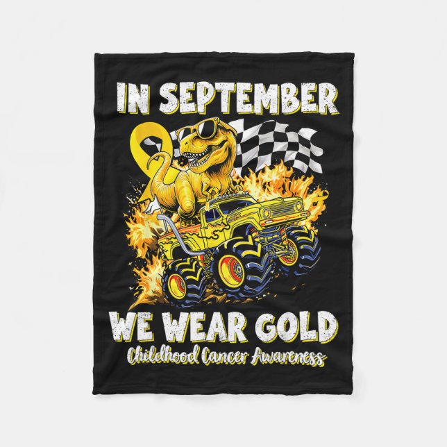 Manta Polar In September We Wear Gold Childhood Cancer Awarene (Anverso)