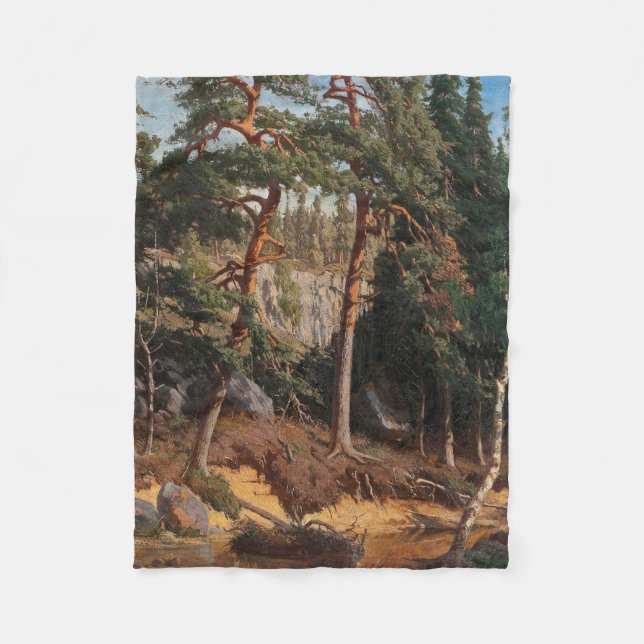 Manta Polar "In the Forest" cobertizo (Anverso)