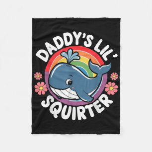 Manta Polar Inapropiado Embarque de Daddys Lil Squirter