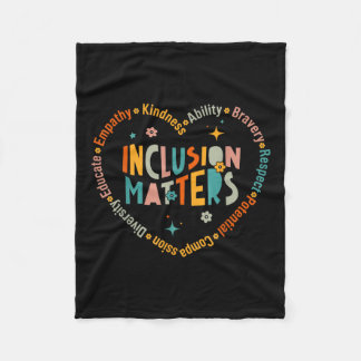 Manta Polar Inclusión De Profesores De Educación Especial Cons