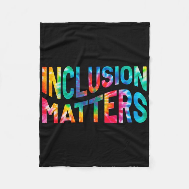 Manta Polar Inclusión S Tie Dye Profesora de Educación Especia (Anverso)