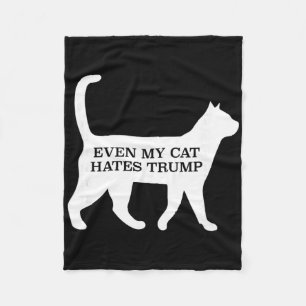 Manta Polar Incluso mi gato odia a Trump