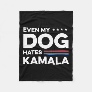 Manta Polar Incluso mi perro odia a Kamala