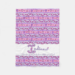 Manta Polar Indiana personalizada Yo llamo significa 'manta de