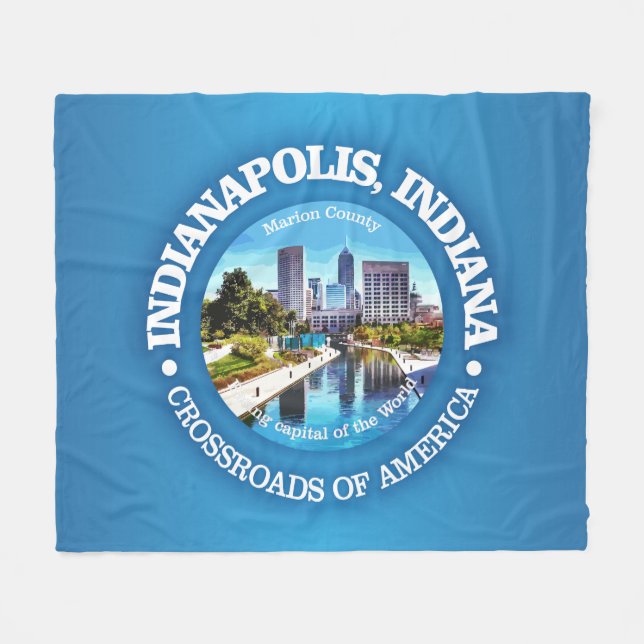 Manta Polar Indianápolis (ciudades) (Frente (Horizontal))