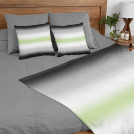 Manta Polar Indicador de Orgullo de Agénero Gradiente con nomb