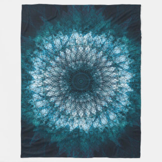 Manta Polar Índigo Blue Mandala