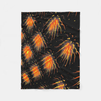 Manta Polar Inferno Comet Trails Fleece Blanket