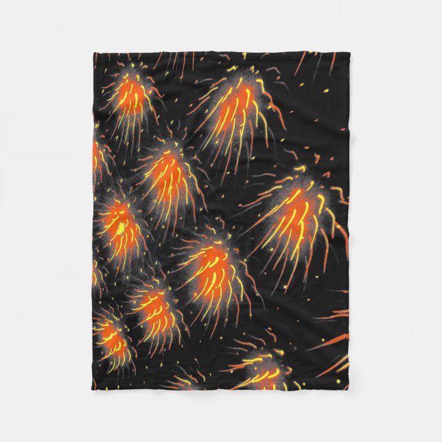 Manta Polar Inferno Comet Trails Fleece Blanket (Anverso)
