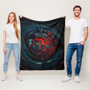 Manta Polar Infierno Oceánico Resplandor Rojo