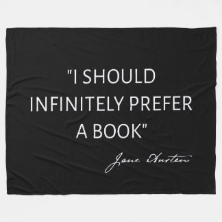 Manta Polar Infinitamente Debería Preferir Un Libro I - Jane A