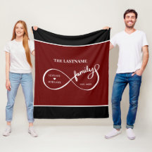 Infinity Personalized Family Name and Est. Fecha
