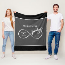 Infinity Personalized Family Name and Est. Fecha