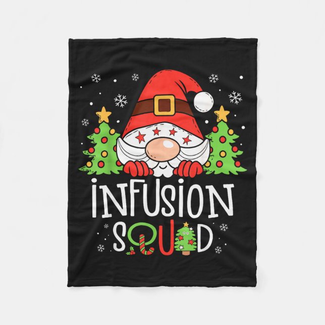 Manta Polar Infusion Nurse Squad Santa Stethoscope Nurse Chris (Anverso)