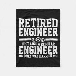 Manta Polar Ingeniero Jubilado Ingeniería Frase Divertida Jubi