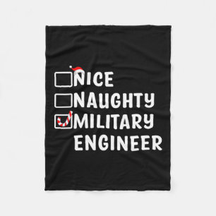 Manta Polar Ingeniero Militar Funny Navidades Eng