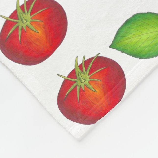 Manta Polar Ingredientes Alimenticios Italianos Mozzarella Tom (Esquina)