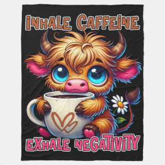 Manta Polar Inhala Cafeína Exhala Negatividad
