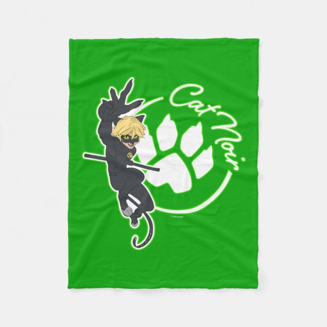 Manta Polar Insignia Cat Noir (Anverso)