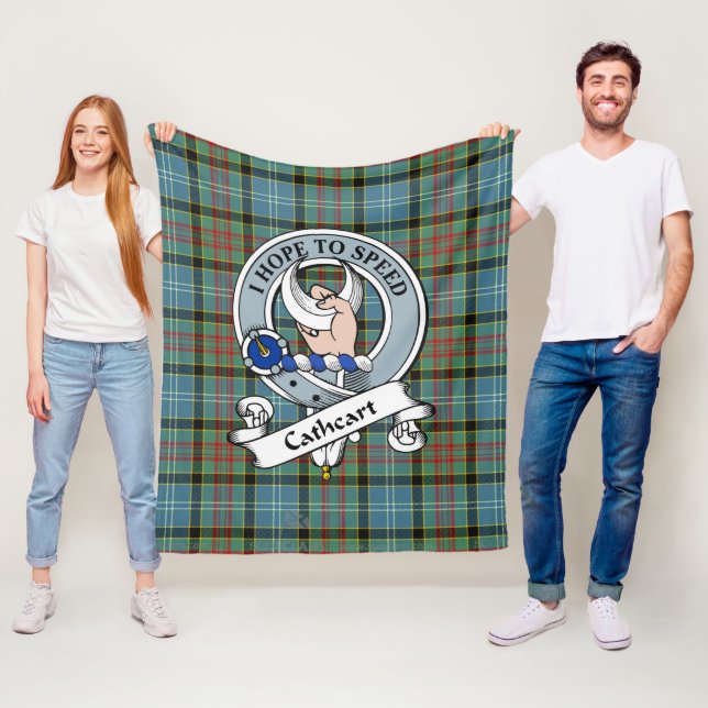 Manta Polar Insignia de clan catártico Tartan Plaid (In situ)