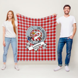 Manta Polar Insígnia de Clan Tartán de Plaid de Lennox Dress