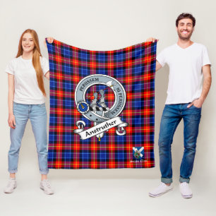 Manta Polar Insígnia del Clan Anstruther Plaid de Tartán Escoc